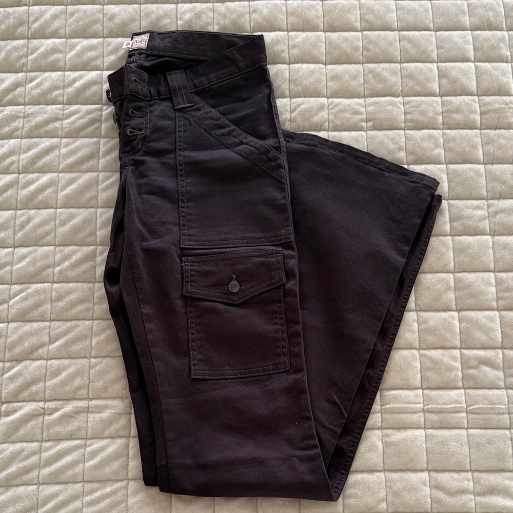 Dark Brown Utility Cargo Pants